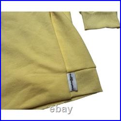 Disney Parks Yellow Full Zip Hoodie Jacket XL Embroidered Walt Disney World