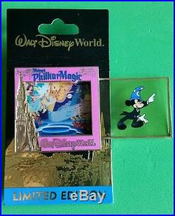 Disney Pin- Walt Disney World Parks and Attractions POM Complete 4 pin set VHTF