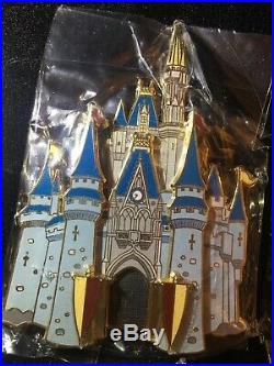 Disney Pins Castle Pin WDW Walt Disney World Cast 3D Jumbo Pin LE RARE