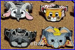 Disney Pins Fantasy Fanny Pack Pins COMPLETE SET Stitch Dumbo Sven & more NEW