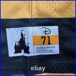 Disney Shirt Mens Large, Multicolor Pluto 30 Jersey Striped Walt Disney World 71
