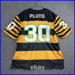 Disney Shirt Mens Large, Multicolor Pluto 30 Jersey Striped Walt Disney World 71