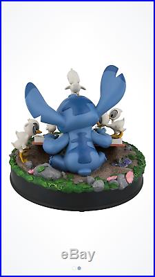 Disney Stitch With Ducklings Figurine New In Box Walt Disney World