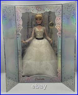 Disney Store Cinderella Walt Disney World 50th Anniversary Limited Edition Doll