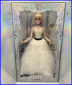 Disney Store Cinderella Walt Disney World 50th Anniversary Limited Edition Doll