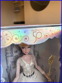 Disney Store Cinderella Walt Disney World 50th Anniversary Limited Edition Doll