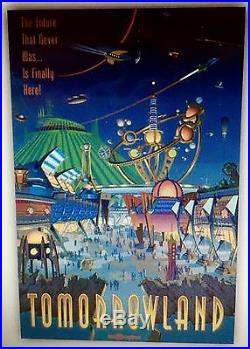 Disney Tomorrowland Attraction Poster Art Print 32 x 40 Walt Disney World