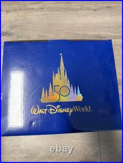 Disney Walt Disney World 50th anniversary Simba gold statue new in box