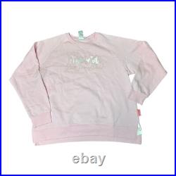 Disney Walt Disney World Embroidered Bow Ears Hearts Castle Pullover Sweater 1X