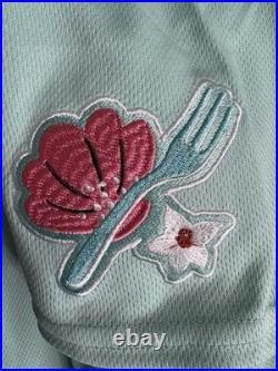 Disney Walt Disney World Medium Little Mermaid ARIEL 89 Baseball Jersey Green