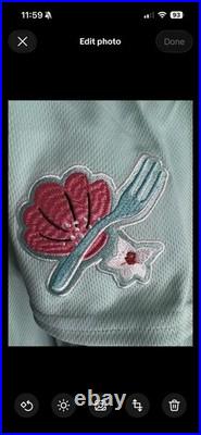 Disney Walt Disney World Medium Little Mermaid ARIEL 89 Baseball Jersey Green