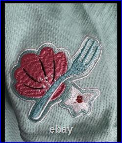 Disney Walt Disney World Medium Little Mermaid ARIEL 89 Baseball Jersey Green