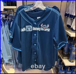 Disney Walt Disney World Parks Stitch 626 Baseball Jersey Adult Size Small New