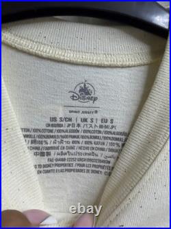 Disney Walt Disney World Spirit Jersey Cream/Gold Long Sleeve Top Size S