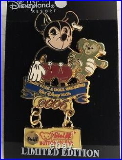 Disney Walt Disney World Steiff Teddy Bear & Doll Weekend Mickey & Minnie Pins
