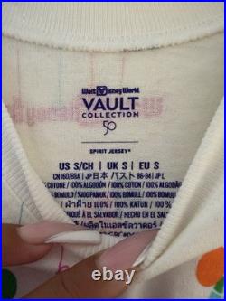 Disney Walt Disney World Vault Collection 50 Spirit Jersey White/Multi Size S