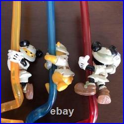 Disney Walt World Character Straw Set Of Mickey Mr. Pooh No. 8521