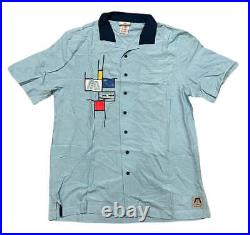 Disney World 50th Anniversary Contemporary Resort Woven Button Shirt Disney World 50th Anniversary Contemporary Resort Woven Button Shirt