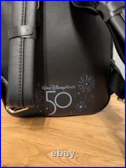 Disney World 50th Anniversary Loungefly Backpack & Ears Set NWOT