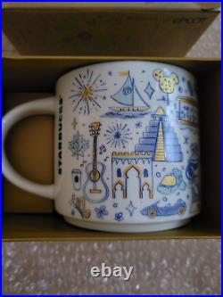 Disney World 50th EPCOT Starbucks Been There Series Mug 14oz 414ml NEW