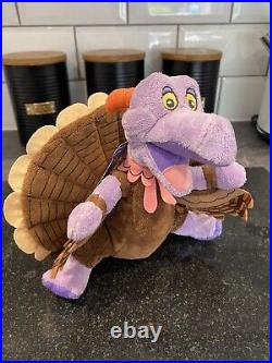 Disney World Epcot Figment Thanksgiving Turkey Plush 2003 Retired RARE! -tagged
