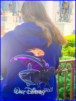 Disney World Headless Horseman Disney Parks Exclusive Hoodie Purple Large NWT