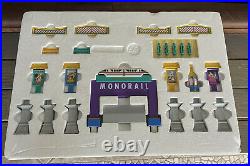 Disney World Monorail Switch Station and Sign Playset Complete Disneyland 50th