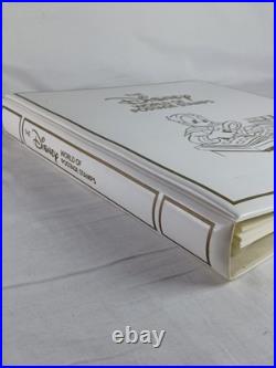 Disney World Of Postage Stamps Album With Approx 162 Stamps Circa 1968-1999