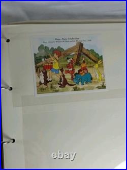 Disney World Of Postage Stamps Album With Approx 162 Stamps Circa 1968-1999
