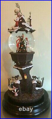 Disney World Rare Nightmare Before Christmas Musical/Light up Snowglobe 1993