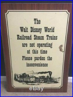 Disney train Sign From Walt Disney World! Disney Magical Express! EXTREMELY RARE