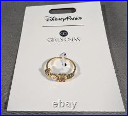 Disney x Girls Crew Walt Disney World Four Parks Icons Ring Size 8 New