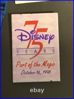 Disneyland Paris/ Store/ Disney World Anniversary & Advertising Pin Badges x12