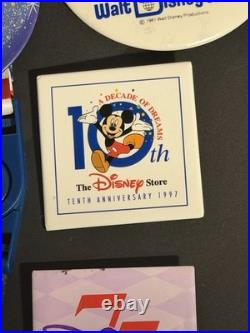 Disneyland Paris/ Store/ Disney World Anniversary & Advertising Pin Badges x12