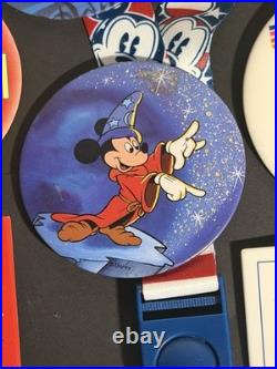 Disneyland Paris/ Store/ Disney World Anniversary & Advertising Pin Badges x12