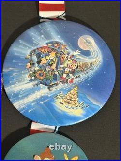 Disneyland Paris/ Store/ Disney World Anniversary & Advertising Pin Badges x12