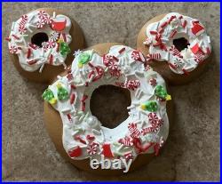 Disneyland Walt Disney World Christmas Parks Snacks Prop Sign Mickey Mouse Donut