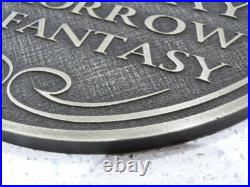 Disneyworld Florida Entranceway Plaque Inspired Sign Walt Disny World brass