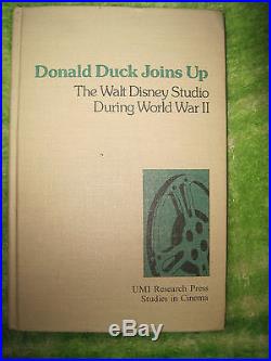 Donald Duck Joins Up Walt Disney Studio During World War II Very Rare Book