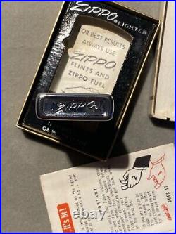 Donald Duck Vintage Zippo Lighter OG Box, 1973 Walt Disney Land/World Near Mint