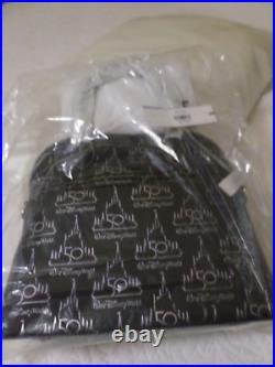 Dooney & Bourke Black Walt Disney World 50th Anniversary Leather Satchel Handbag