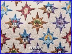 Dooney & Bourke Compass Passport Satchel Tote Disneyland Walt Disney World NEW