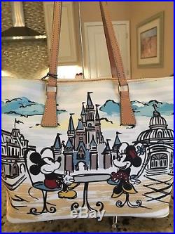 Dooney & Bourke Disney Walt Disney World D23 Disney Parks Mickey Minnie Cafe NWT