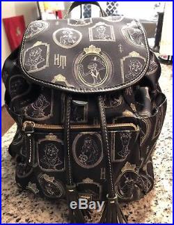 Dooney & Bourke Haunted Mansion Walt Disney World Nylon Backpack Bag RETIRED EUC