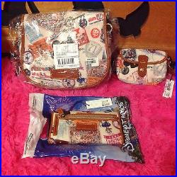 Dooney & Bourke Walt Disney World 40th Anniversary Messenger Handbag NWT SALE