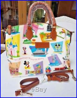 Dooney & Bourke Walt Disney World Parks Retro Satchel Tote Crossbody Purse Bag