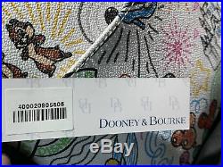 Dooney & Bourke Walt Disney World White Sketch Crossbody Letter Carrier NEW