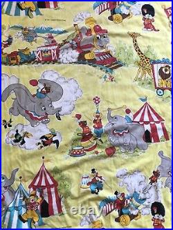 Dumbo's Circus Walt Disney World Twin Fitted Sheet Vintage Dumbo