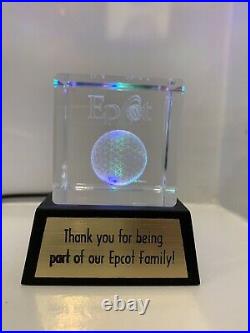 EPCOT Walt Disney World 40 Years Of Service Cast Member Award Spaceship Earth