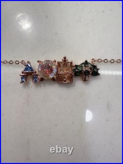 EXTREMELY RARE ROSE GOLD Walt Disney World Park Icons Necklace
